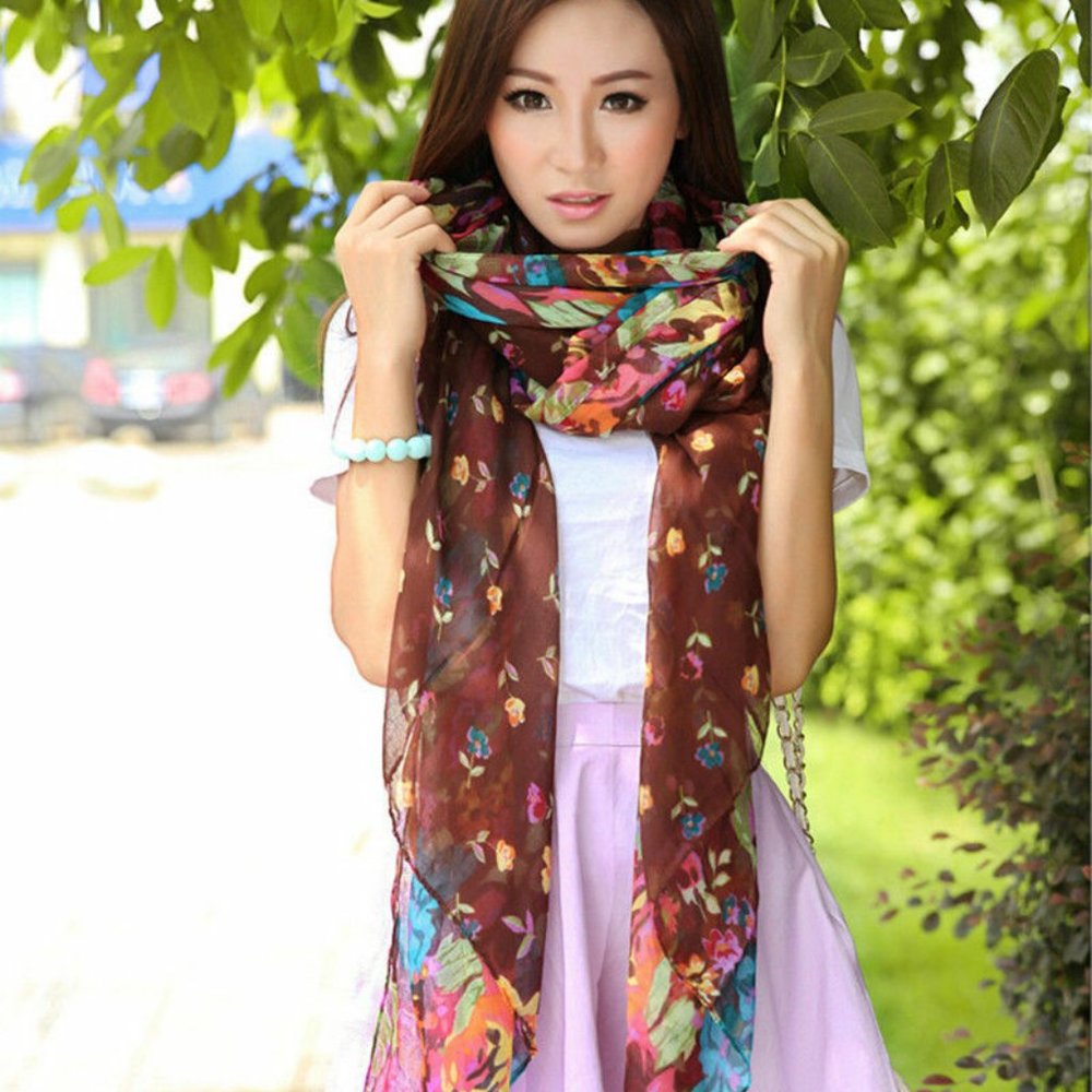 Soft Summer Cotton Chiffon Beach Wrap